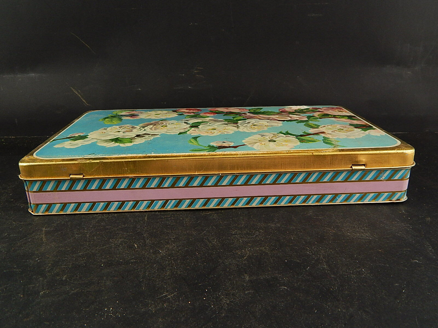 PUBBLICITARIO RARA VINTAGE SCATOLA LATTA SERRA STUDIO ARTISTICO BARATTI TORINO