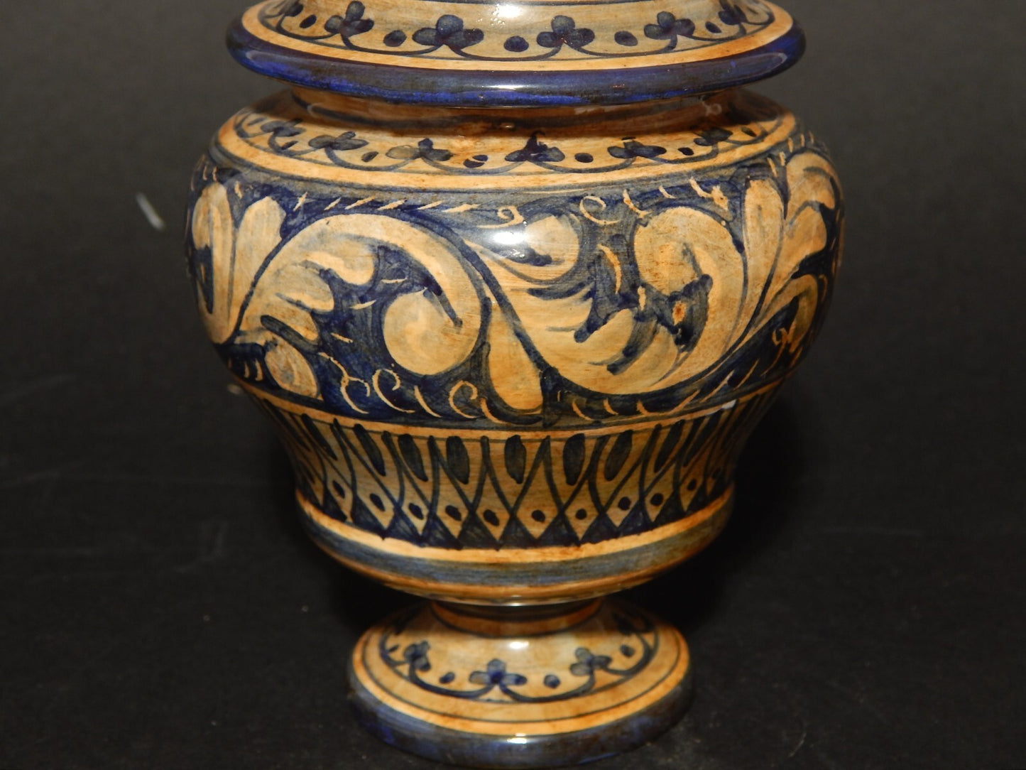 VINTAGE ALBARELLO VASO FARMACIA CERAMICA BOTTEGA BIAGIOLI GUBBIO