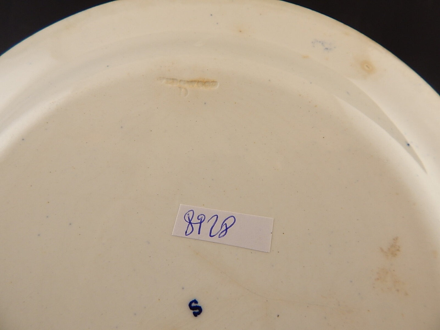 ANTICO RARO PIATTO PORCELLANA WEDGWOOD SEGNI ZODIACALI META' '800 BIANCO BLU #