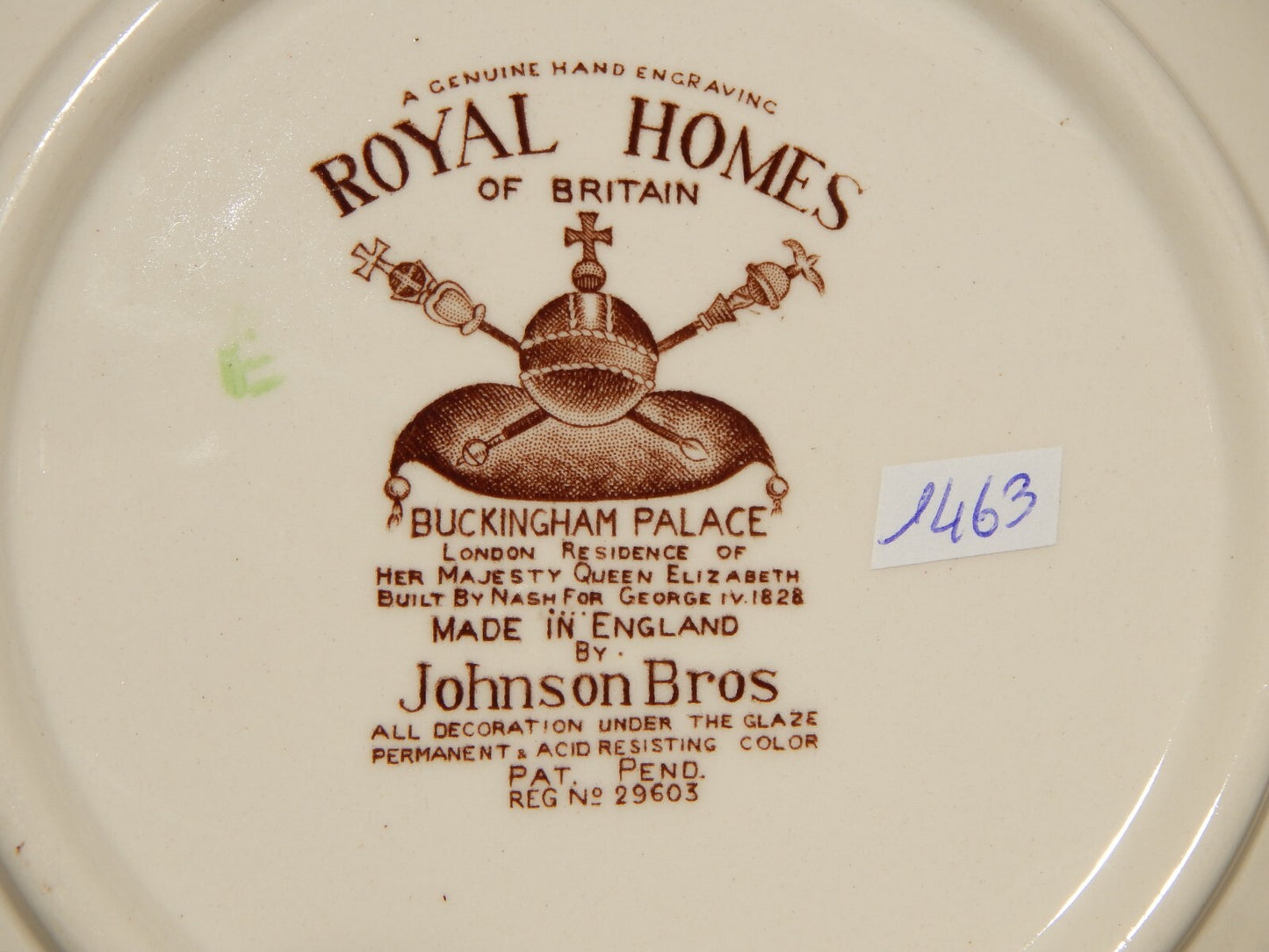 ANTICA INSALATIERA CIOTOLA PORCELLANA JOHNSON BROS ROYAL HOMES OF BRITAIN
