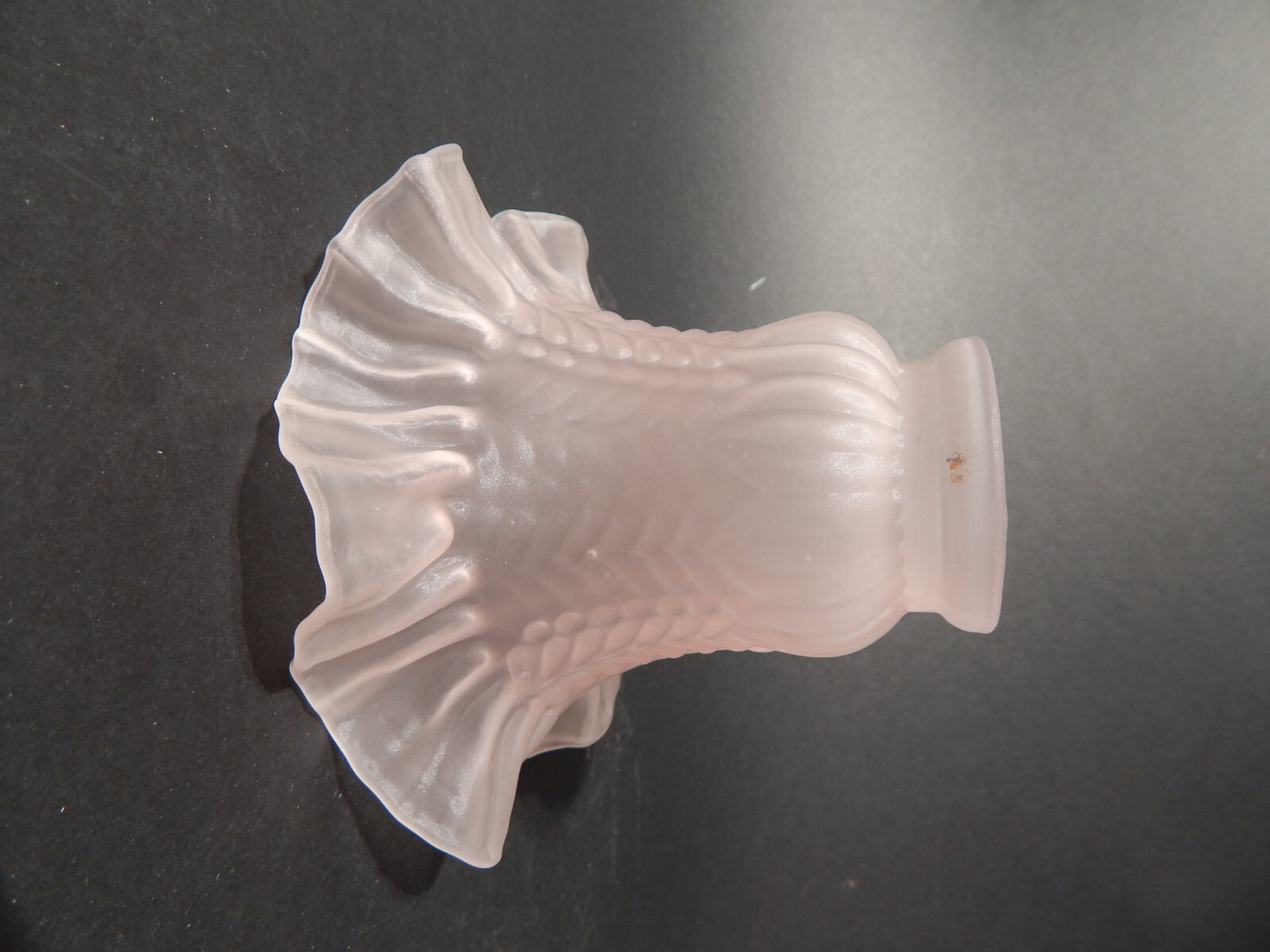 ANTICO LIBERTY TULIP PARALUME IN VETRO SATINATO ROSA PER APPLIQUE O LAMPADA