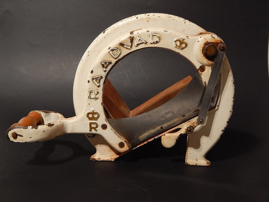 VINTAGE ICONICA AFFETTA TAGLIA PANE RAADVAD DESIGNER OVE LARSEN ANNI '70 (487)