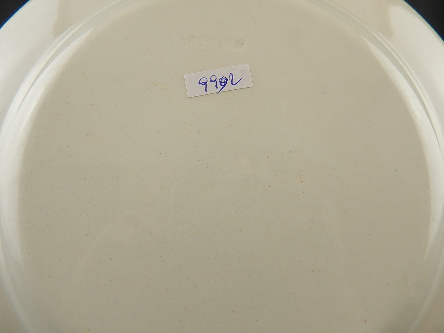 ANTICO PIATTO SEMI PORCELLANA RICHARD MILANO DECORO FERRARA META' 800 #9992