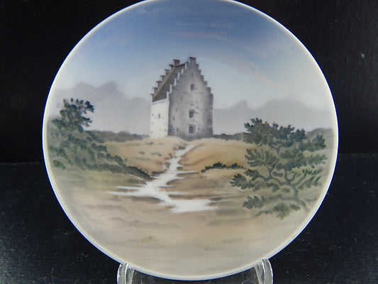 ROYAL COPENHAGEN PIATTINO DECORATIVO PORCELLANA CHIESA SOMMERSA SKAGEN