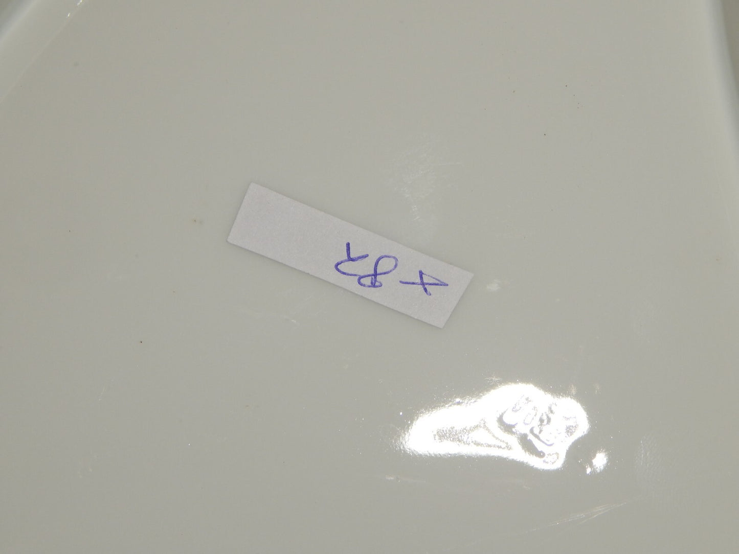 ANTICA ELEGANTE CIOTOLA VASSOIO PORCELLANA BIANCA BOEMA MODELLO BERNADOTTE