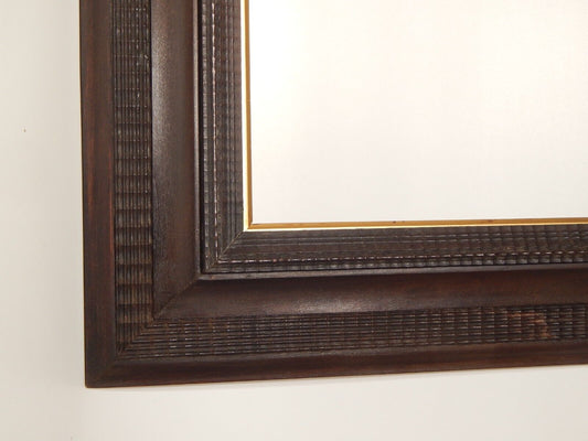 ARREDAMENTO ANTICA IMPORTANTE CORNICE IN LEGNO GHIOSCE' PERIODO ART DECO