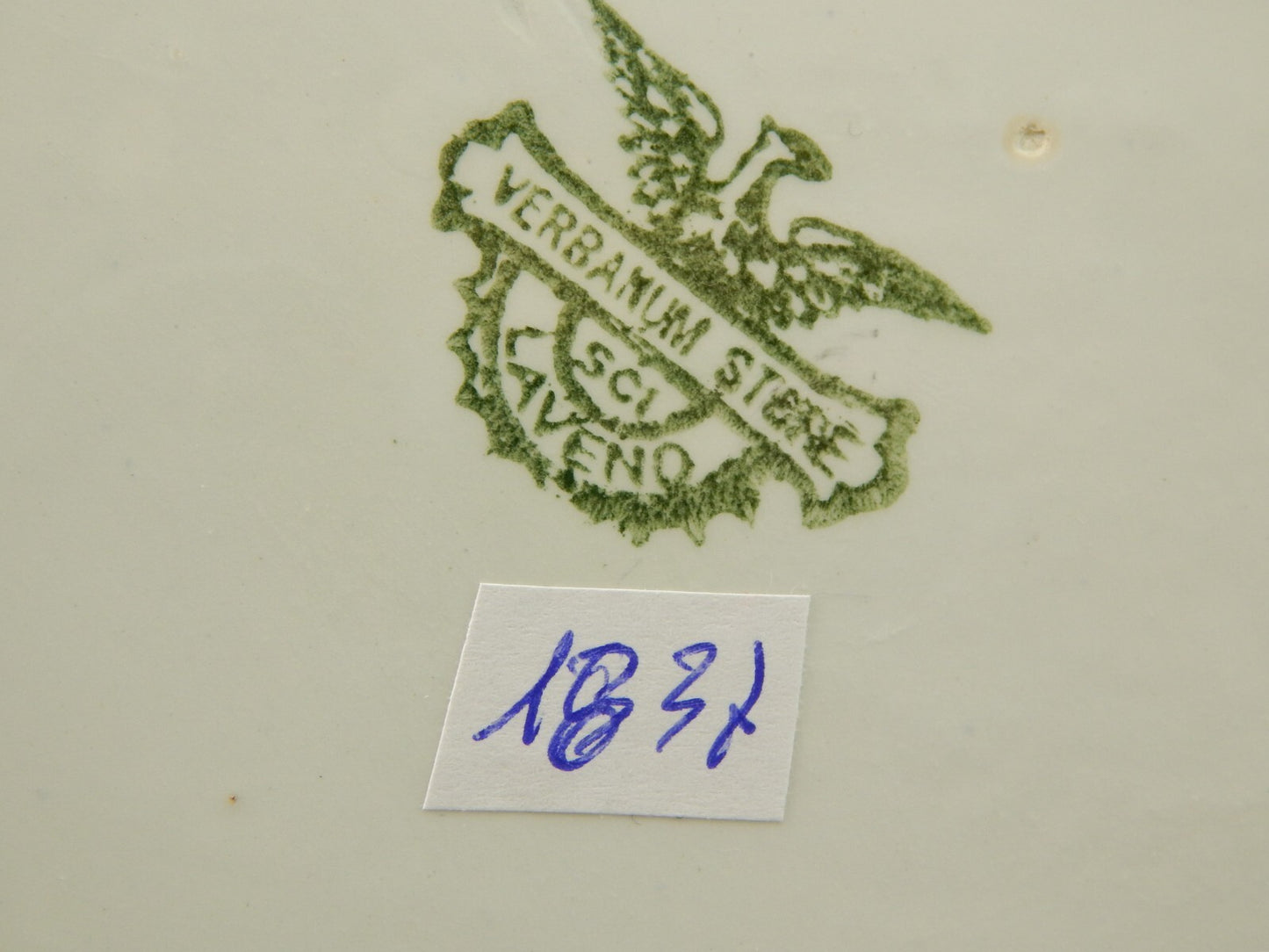 ANTICA ART DECO ZUPPIERA SOCIETA' CERAMICA ITALIANA LAVENO VERBANUM STONE