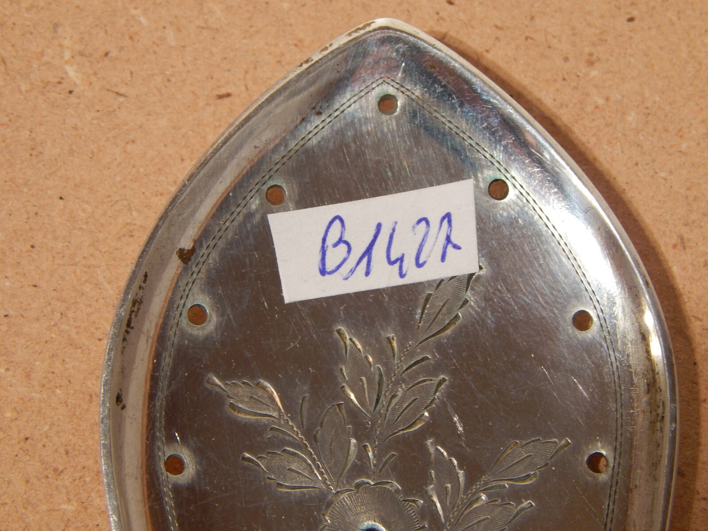 ANTICA PALETTA TORTA ARGENTO 925 SILVER ART NOUVEAU LIBERTY I PAULSEN HEISE 1908