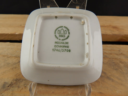 ROYAL COPENHAGEN BING&GRONDAHL PLAQUETTE PIATTINO PORCELLANA ROSKILDE DOMKIRKE