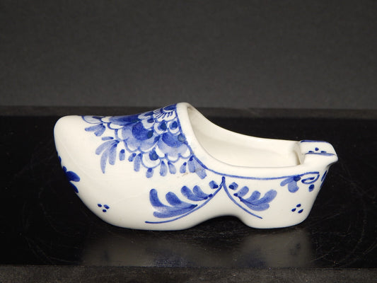 VINTAGE ZOCCOLO PORTA CENERE CERAMICA DE PAUW DELFT PORCELLANA DECORO A MANO