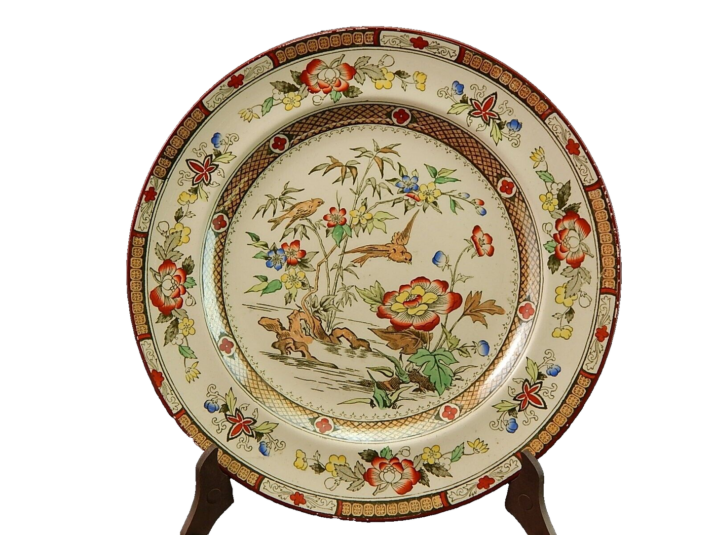ANTICO 1880 SERVIZIO 24 PIATTI SEMI PORCELLANA INGLESE BISHOP POWELL & STONIER