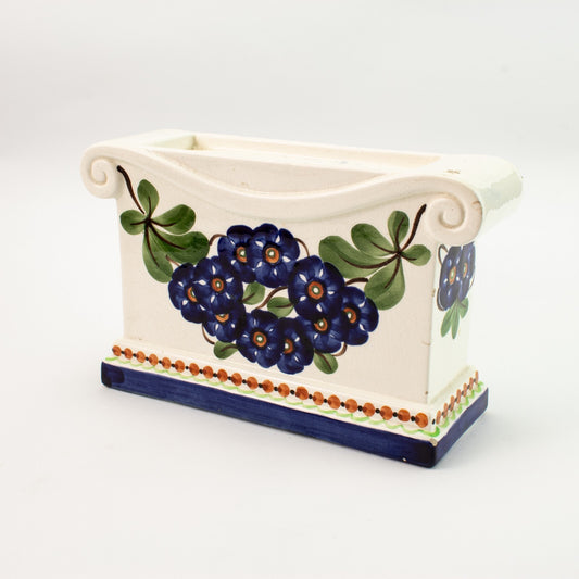 ROYAL COPENHAGEN ALUMINIA ANTICA JARDINIERE CERAMICA SOTTOSMALTO 433-472 23X8X14