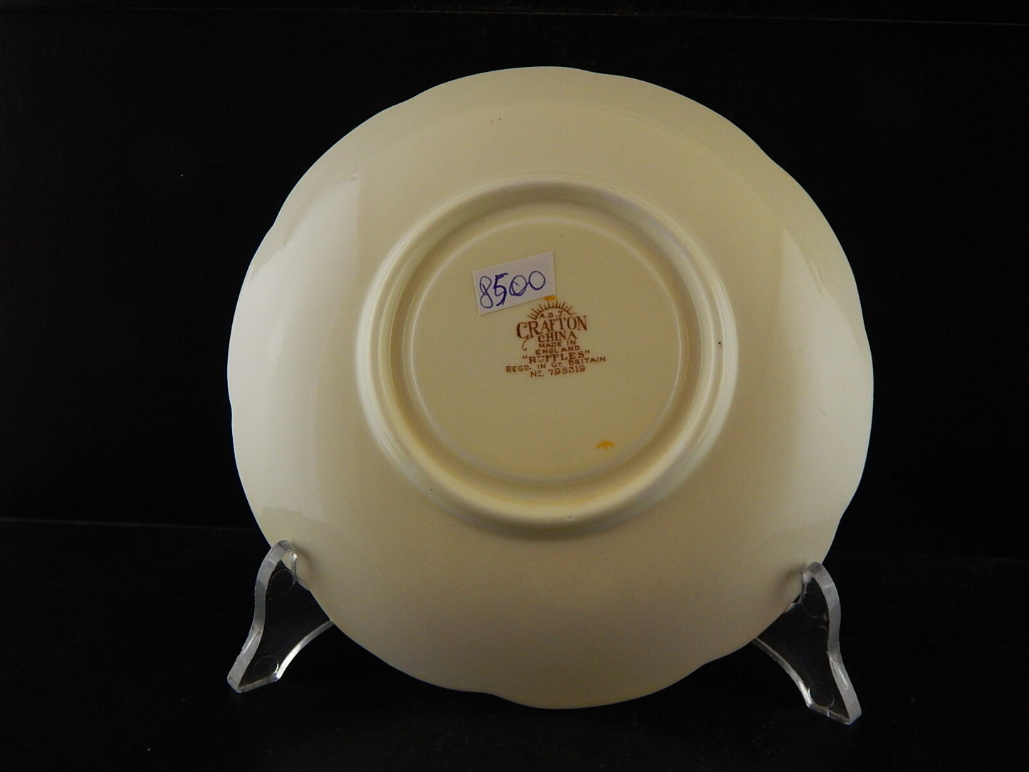 ANTICA ART DECO 1935 RARA TAZZA TÈ PORCELLANA INGLESE A B JONES &SONS GRAFTON