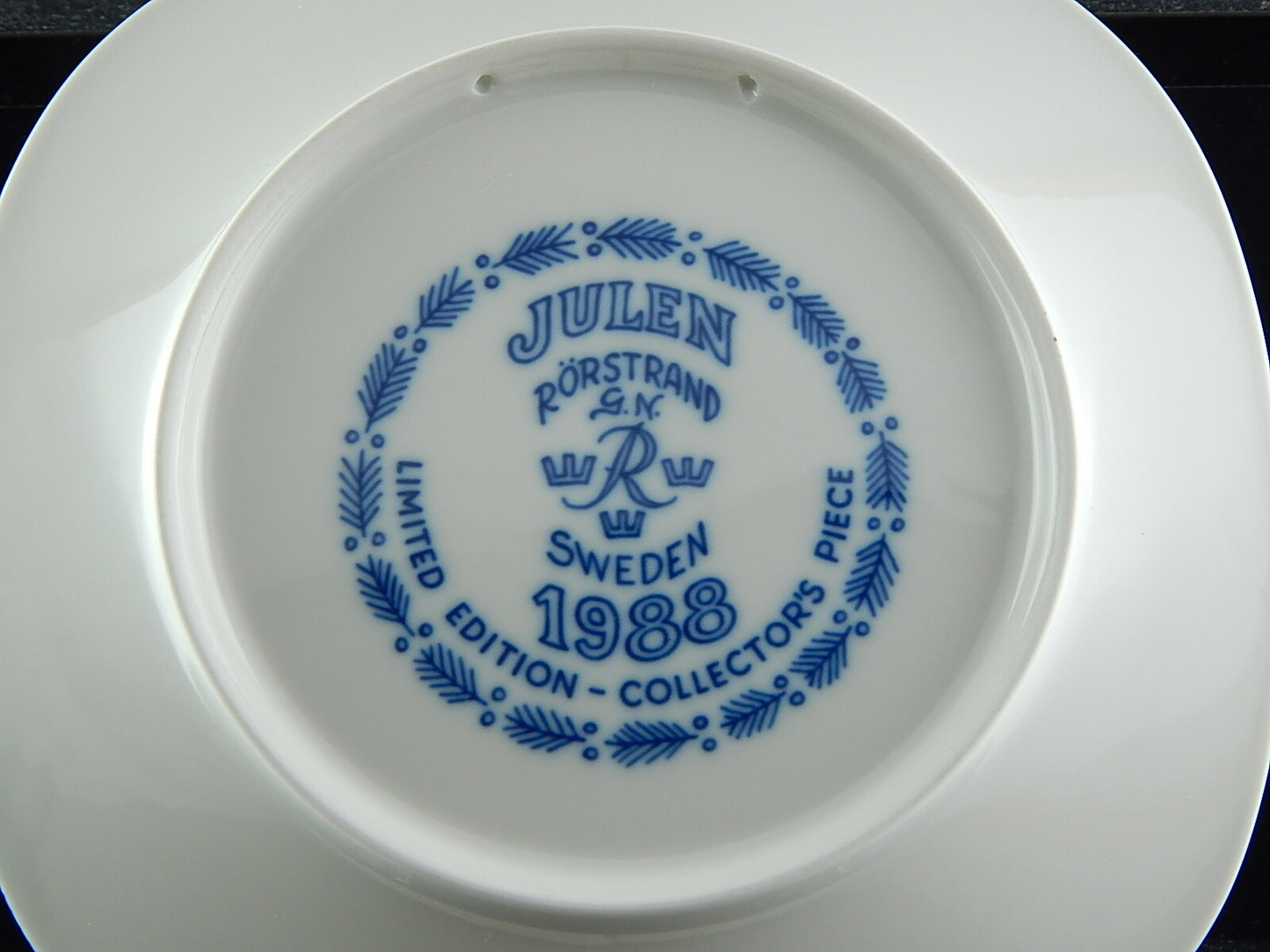 RORSTRAND PIATTO PORCELLANA NATALE 1988 PORCELAIN CHRISTMAS PLATE COLLEZIONE NEW