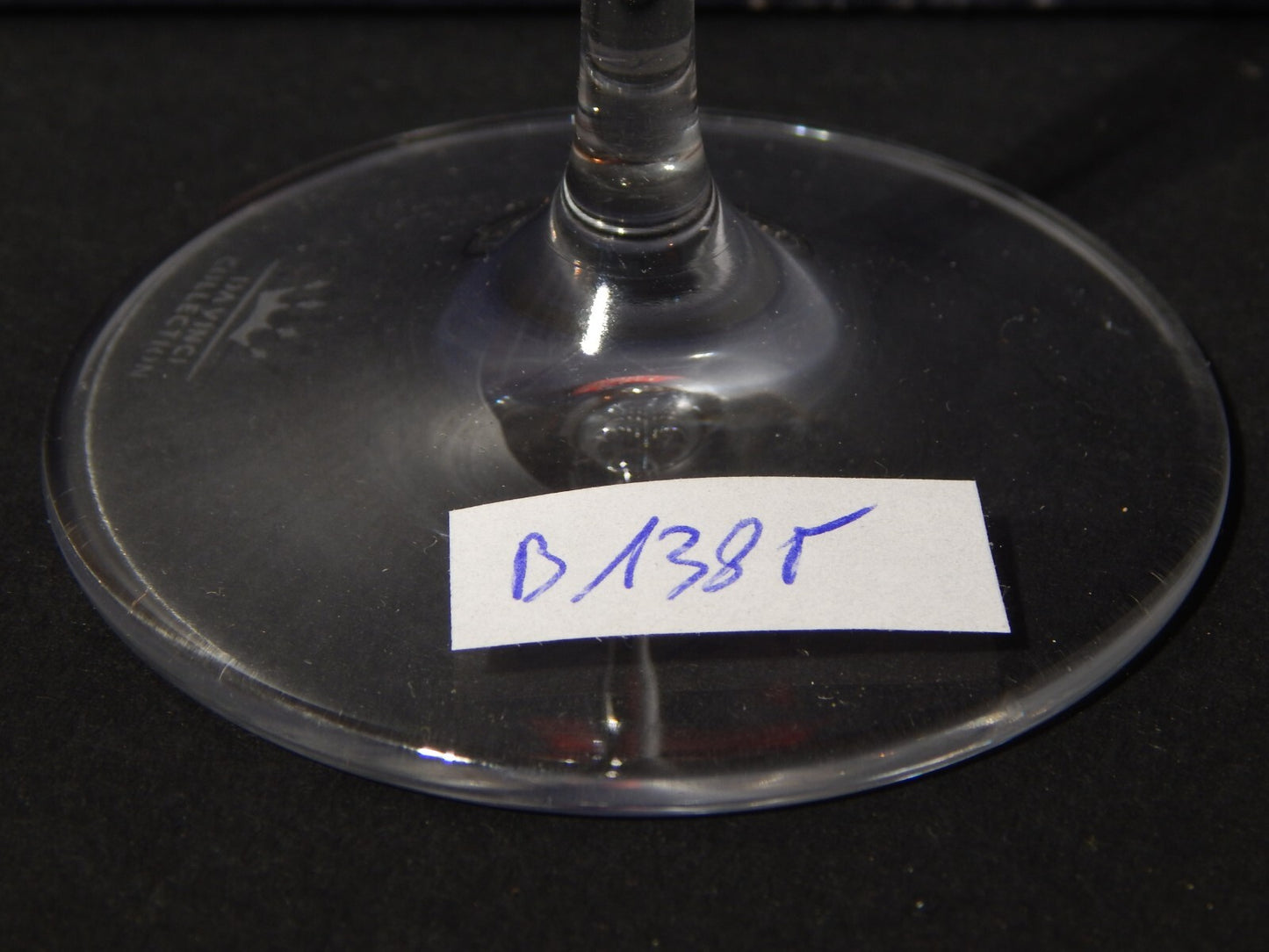 VINTAGE ELEGANTE SERVIZIO 6 BICCHIERI CALICI CRISTALLO COLLEZIONE DA VINCI ITALY