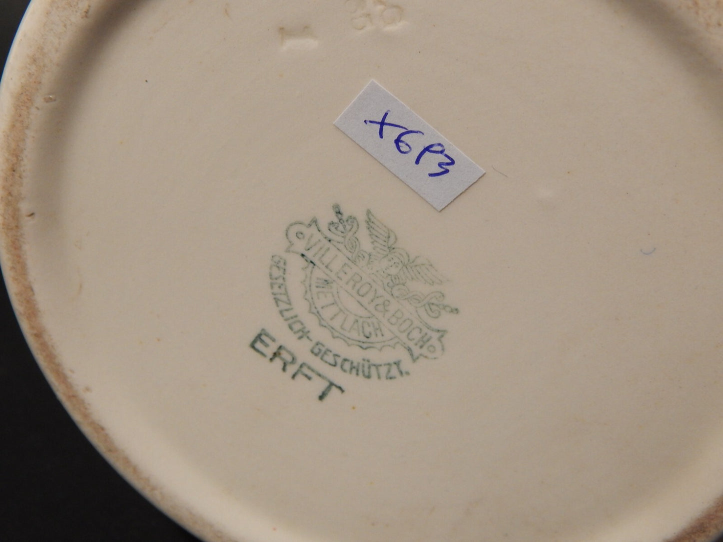 ANTICA ART DECO BROCCA VERSATOIO PORCELLANA VILLEROY&BOCH ERFT