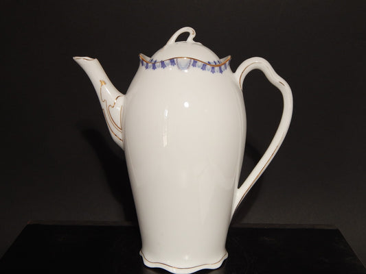 ANTICA LIBERTY DEL 1910 CAFFETTIERA PORCELLANA J.Z.& CO PRE-ROSENTHAL