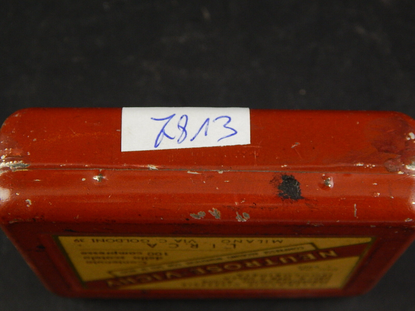 PUBBLICITARIO FARMACIA VINTAGE SCATOLA COMPRESSE NEUTROSE VICHY LIRCA MILANO
