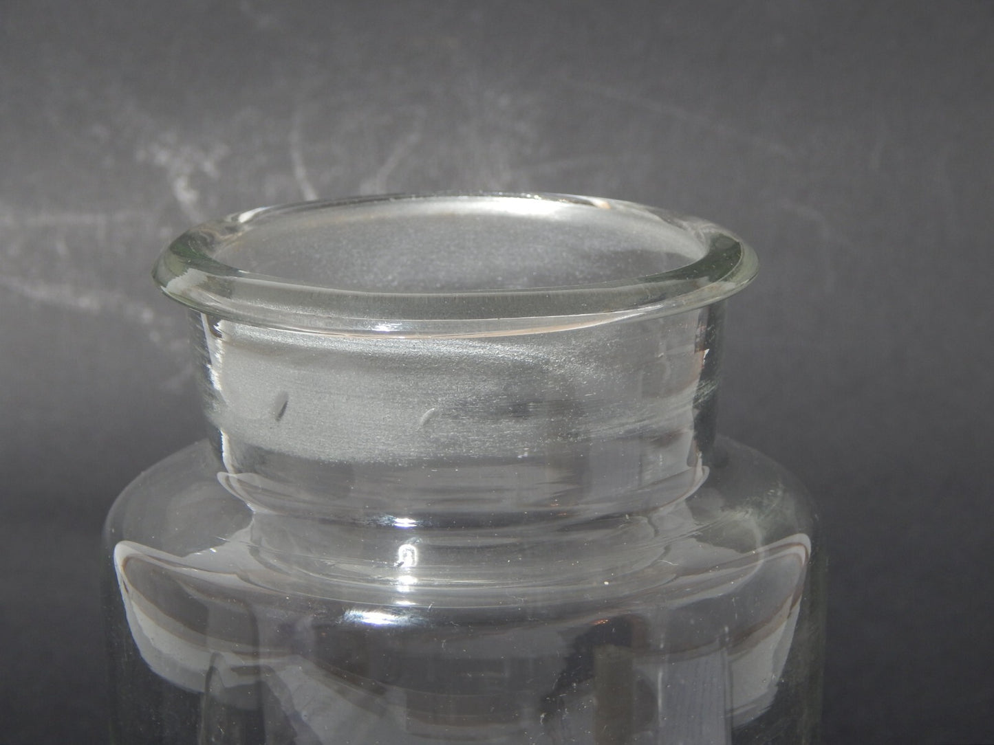 ANTICO VASO ALBARELLO VETRO SOFFIATO ALTARE FARMACIA DROGHERIA A434