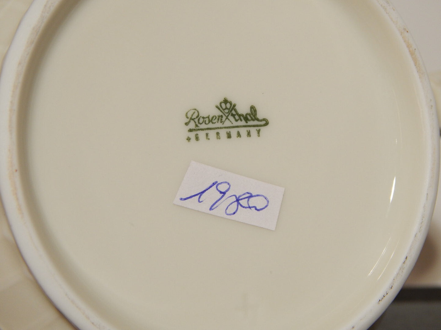 VINTAGE STILE ROCAILLE ELEGANTE GRANDE TEIERA SANS SOUCI PORCELLANA ROSENTHAL