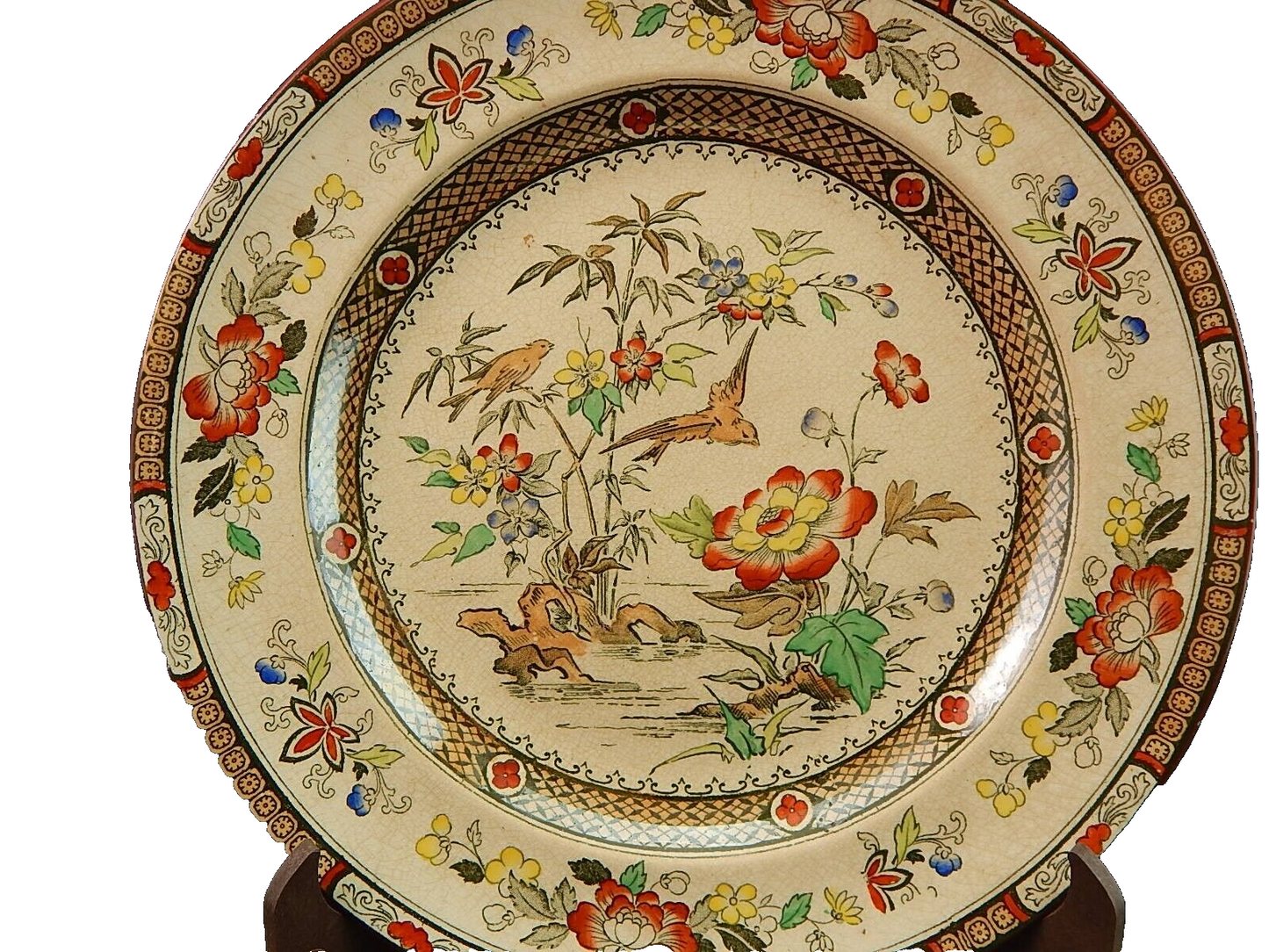 ANTICO 1880 SERVIZIO 24 PIATTI SEMI PORCELLANA INGLESE BISHOP POWELL & STONIER