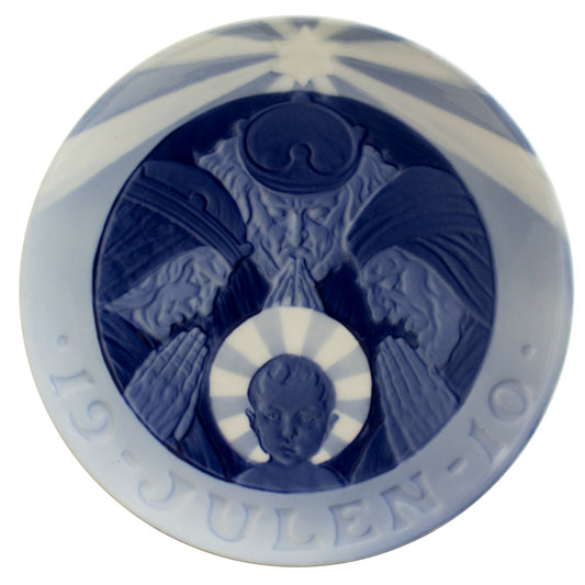 PIATTO DI NATALE ROYAL COPENHAGEN DAL 1909 AL 1959 PORCELLANA ORIGINALE PERFETTO