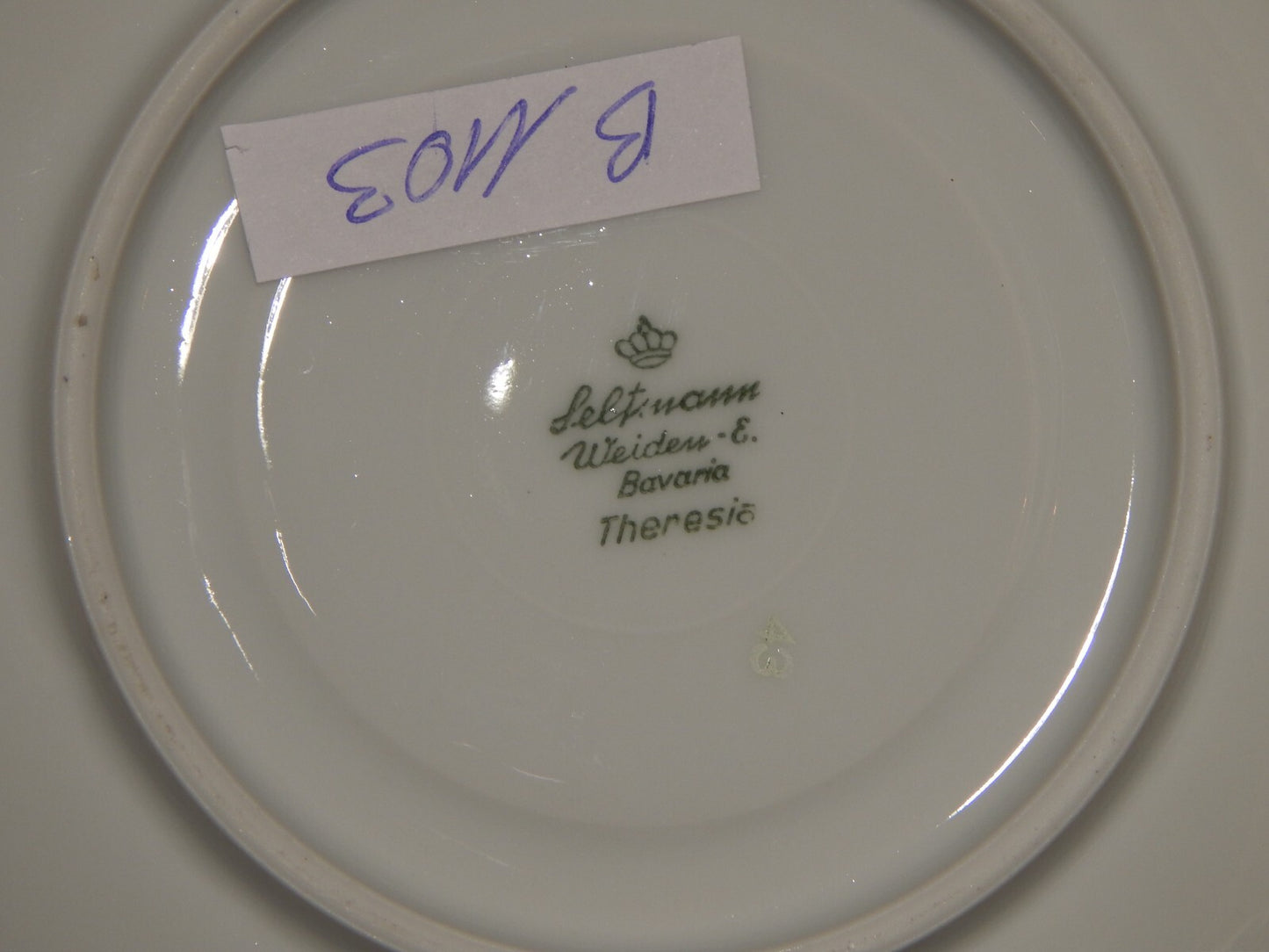 ANTICA TAZZA TE' PORCELLANA BIANCA BAVARIA SELTMANN WEIDEN THERESIA B1102