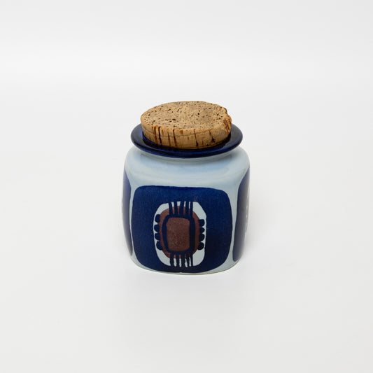 RARO BARATTOLO SUGHERO CERAMICA ROYAL COPENHAGEN COLLEZIONE TENERA FAJANCE CM 10