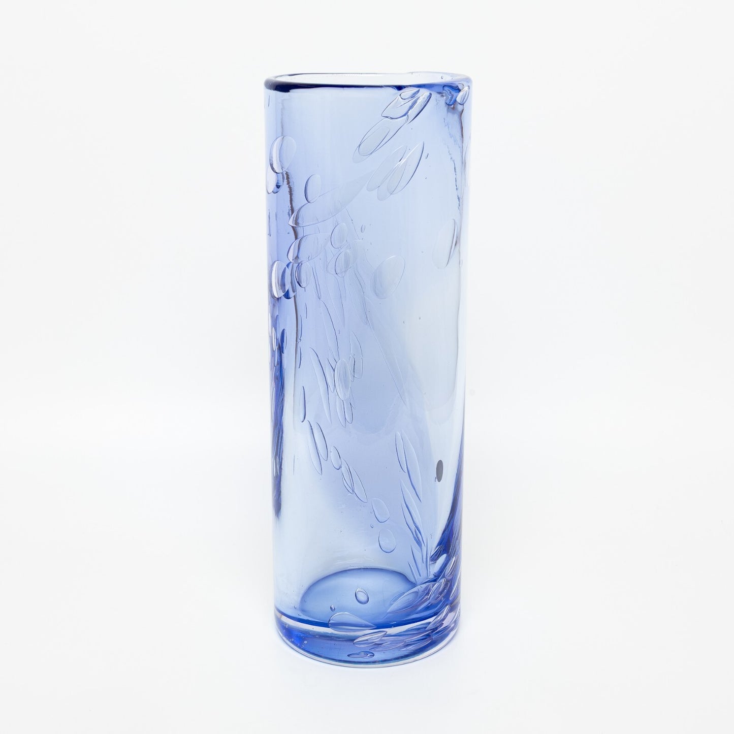 PREZIOSO VASO IN VETRO SOFFIATO DI MURANO FIRMATO DAL MAESTRO ELIO RAFFAELI