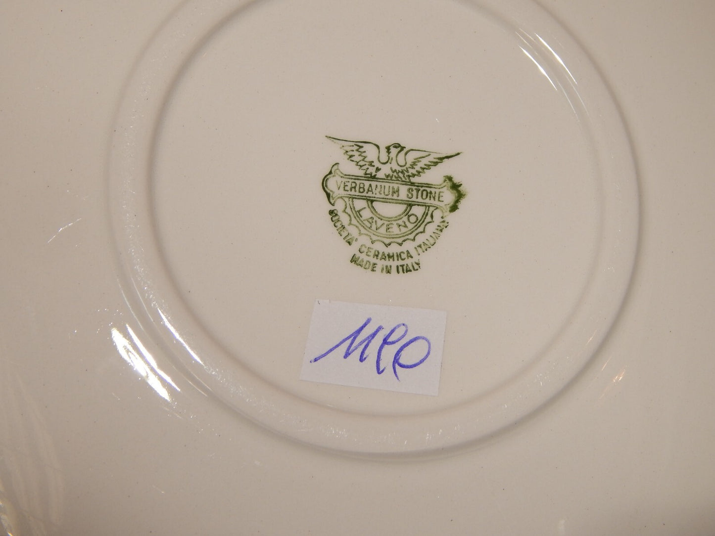 MODERNARIATO TAZZA TE' SOCIETA' CERAMICA ITALIANA LAVENO BIANCA PROFILI ORO #