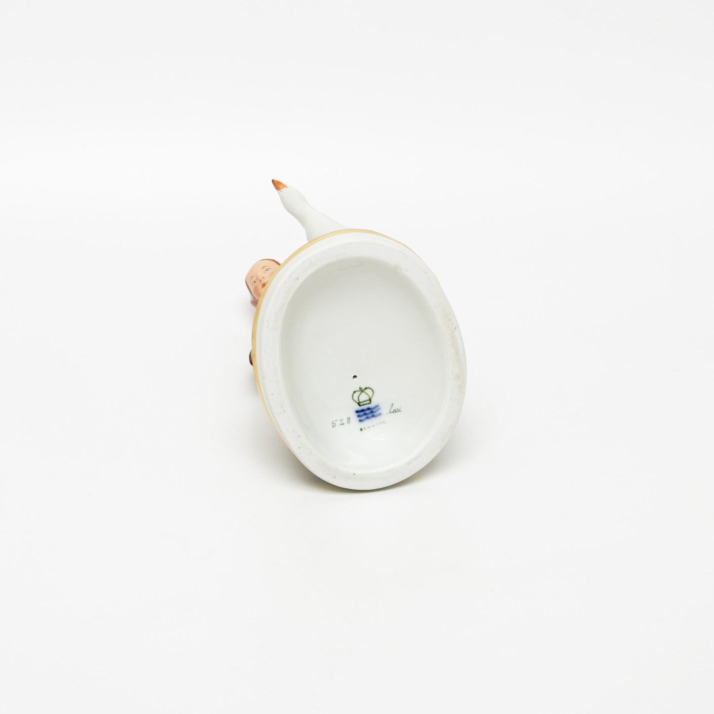 RARA STATUINA PORCELLANA ROYAL COPENHAGEN "Ragazza con Oca" COD 528 CM 18x11x8