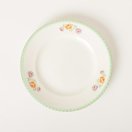 VINTAGE SERVIZIO TAVOLA 18 PIATTI CERAMICA PAGNOSSIN TREVISO DECORO ROSE