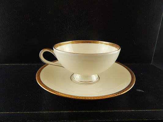 PREZIOSA ANTICA STILE IMPERO TAZZA TE' PORCELLANA E ORO ZEH SCHERZER BAVARIA