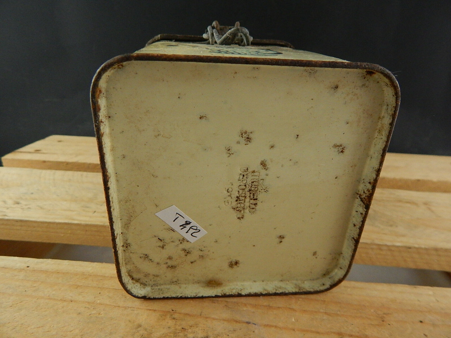 COLLEZIONE VINTAGE ORIGINALE SCATOLA DI LATTA CAFFE' COFFEE TIN BOX
