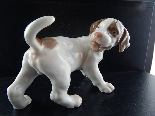 ROYAL COPENHAGEN BING&GRONDAHL AUTENTICA STATUINA PORCELLANA CUCCIOLO POINTER