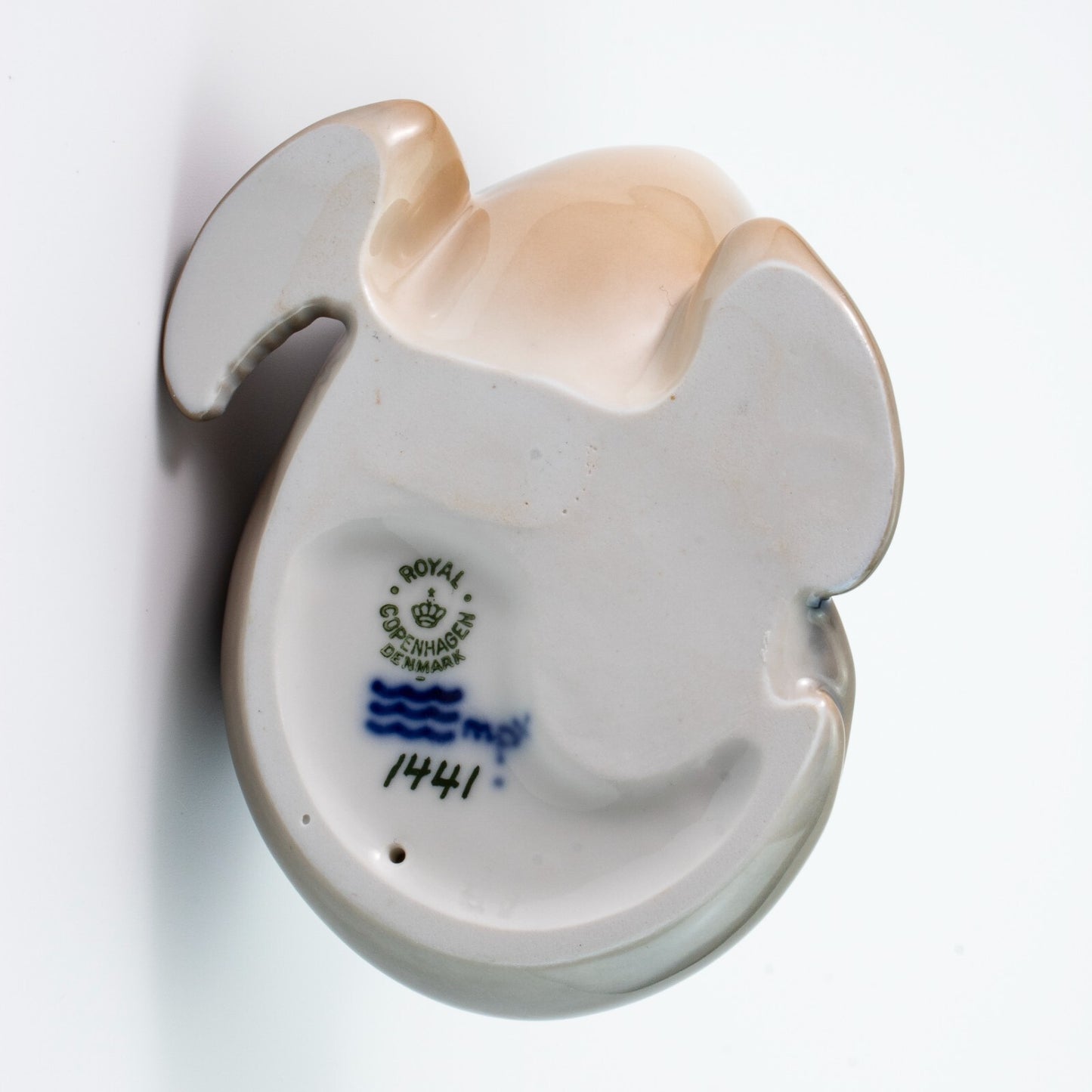 STATUINA PORCELLANA ROYAL COPENHAGEN "Leone Marino" COD 1441 CM 12x11x9