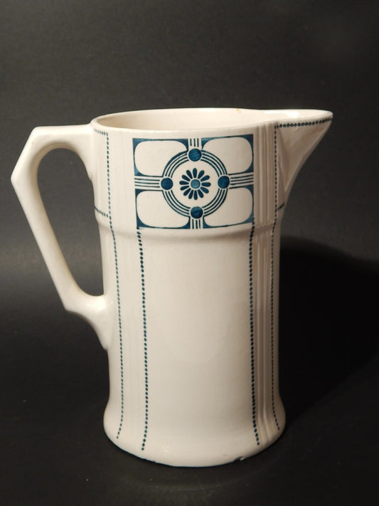 ANTICA ART DECO GRANDE BROCCA CARAFFA VERSATOIO CERAMICA SYLT