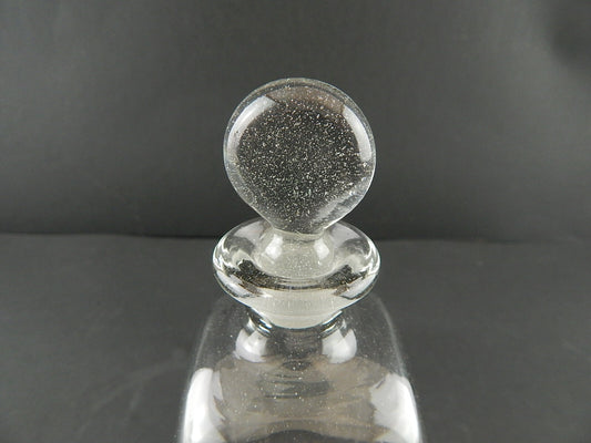 VINTAGE HOLMEGAARD FARMACIA BOTTIGLIA VETRO SOFFIATO DIPINTA MANO SPIR SERPILE