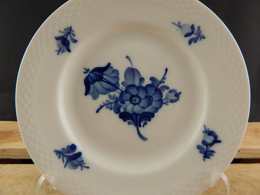 VINTAGE ROYAL COPENHAGEN PORCELLANA PIATTO CM 18 BLUE FLOWER DIPINTO MANO