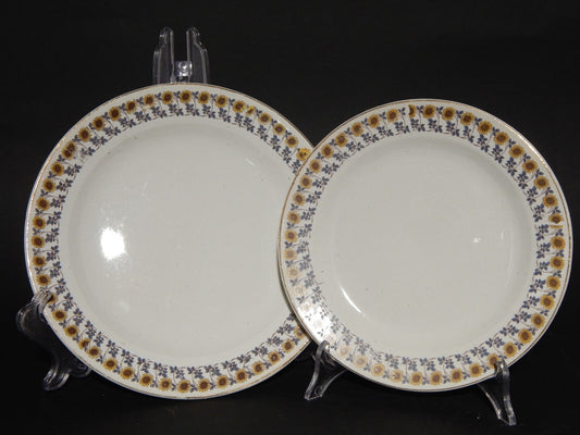 ANTICO RARO SERVIZIO TAVOLA 8 PIATTI S.C.I. CERAMICA ITALIANA LAVENO GIRASOLI