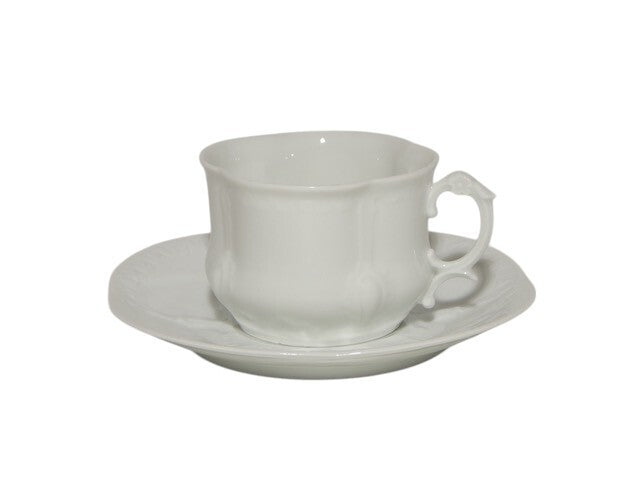 ANTICA PRIMA META' 900 TAZZA DA TE' PORCELLANA BIANCA LIMOGES GIRAUD