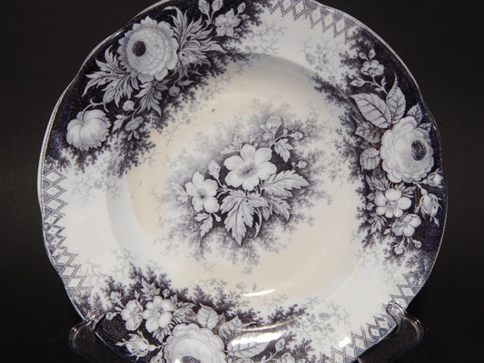 ANTICO GRANDE PIATTO FONDO CIOTOLA CERAMICA JARDINIERE VILLEROY & BOCH FINE 800