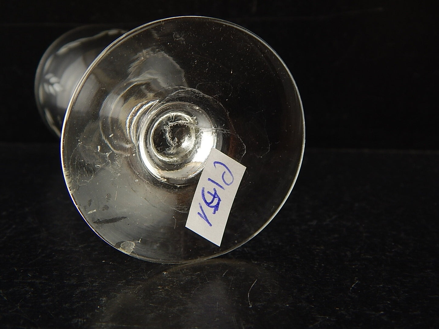 ANTICO PREZIOSO LIBERTY CALICE PER PORTO O AMARO CRISTALLO INCISO PRIMO 900