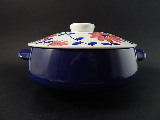 MODERNARIATO ZUPPIERA CENTROTAVOLA DECORO A MANO CERAMICA RICHARD GINORI MONDOVÌ