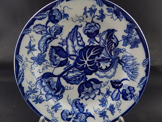 ANTICO PIATTO NINFEE CERAMICA RICHARD MILANO FINE 800 FLOW BLUE WATER NYMPH 8743