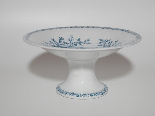 ANTICA RARA ALZATA CENTROTAVOLA CERAMICA RICHARD MILANO FINE 800 DEC. MATTINO