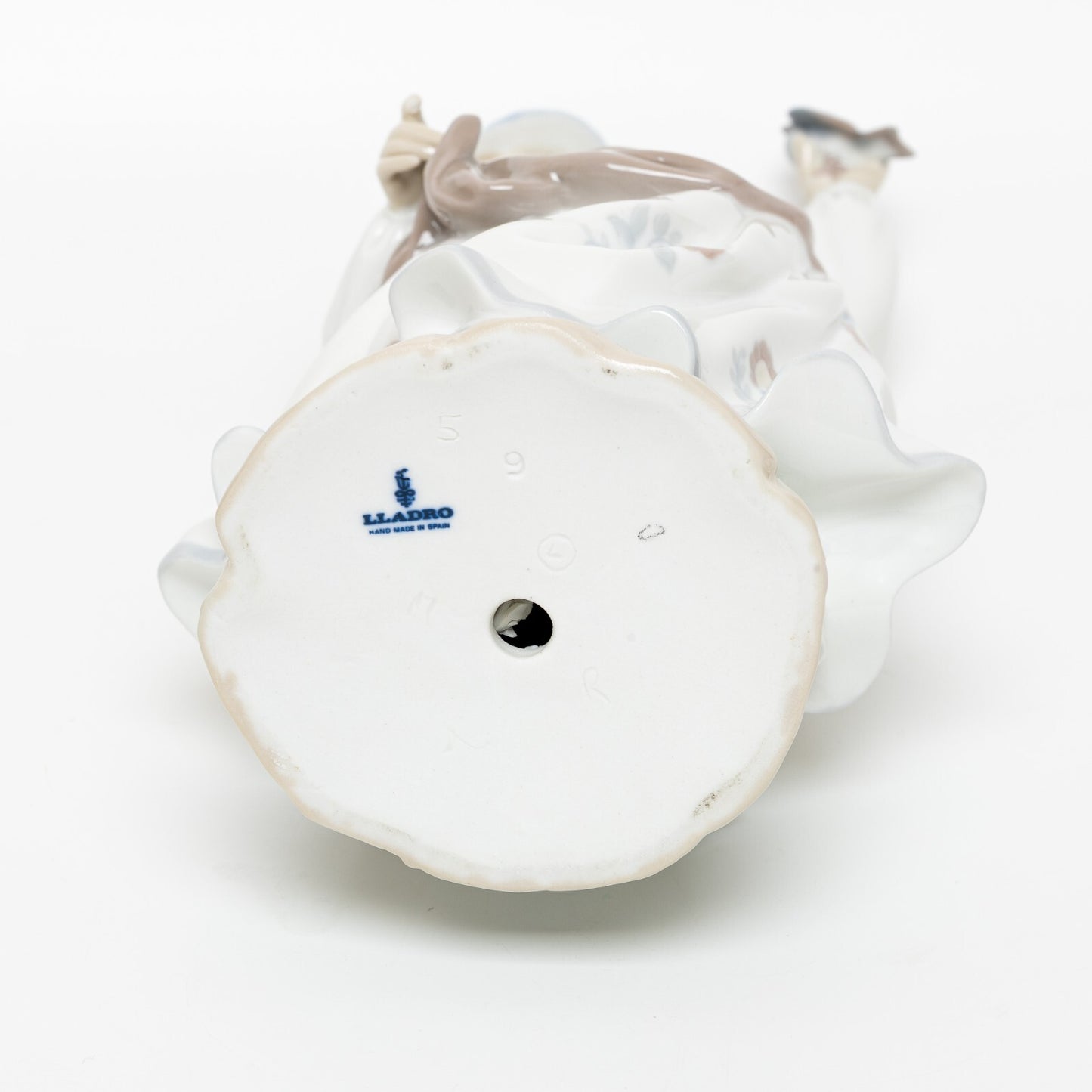 STATUINA PORCELLANA LLADRO "Ragazza con Passero" COD 4758 CM 28x13x11 DIFETTO