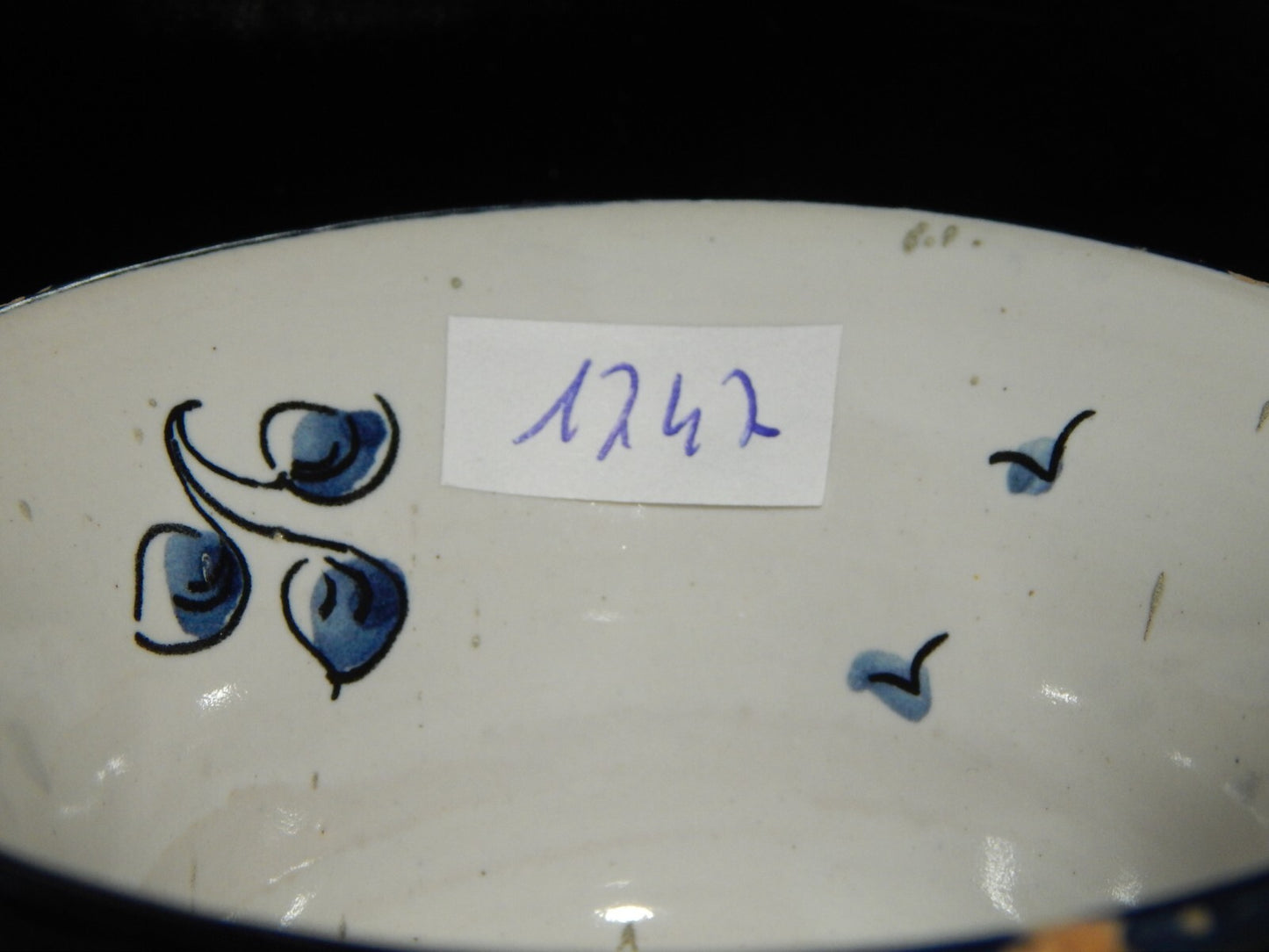 ANTICA TAZZA CERAMICA ALBISOLA ALBA DOCILIA FATTA DIPINTA A MANO PRIMO 900 #1747