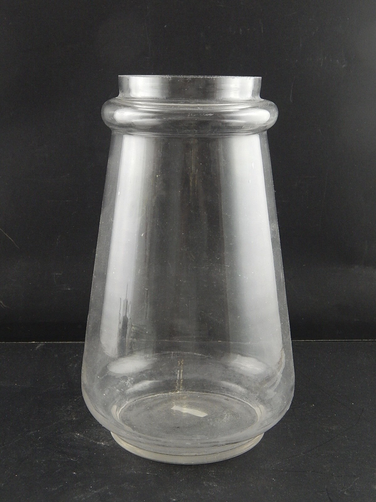 ANTICO VASO E COPERCHIO ALBARELLO VETRO SOFFIATO ALTARE DROGHERIA O FARMACIA