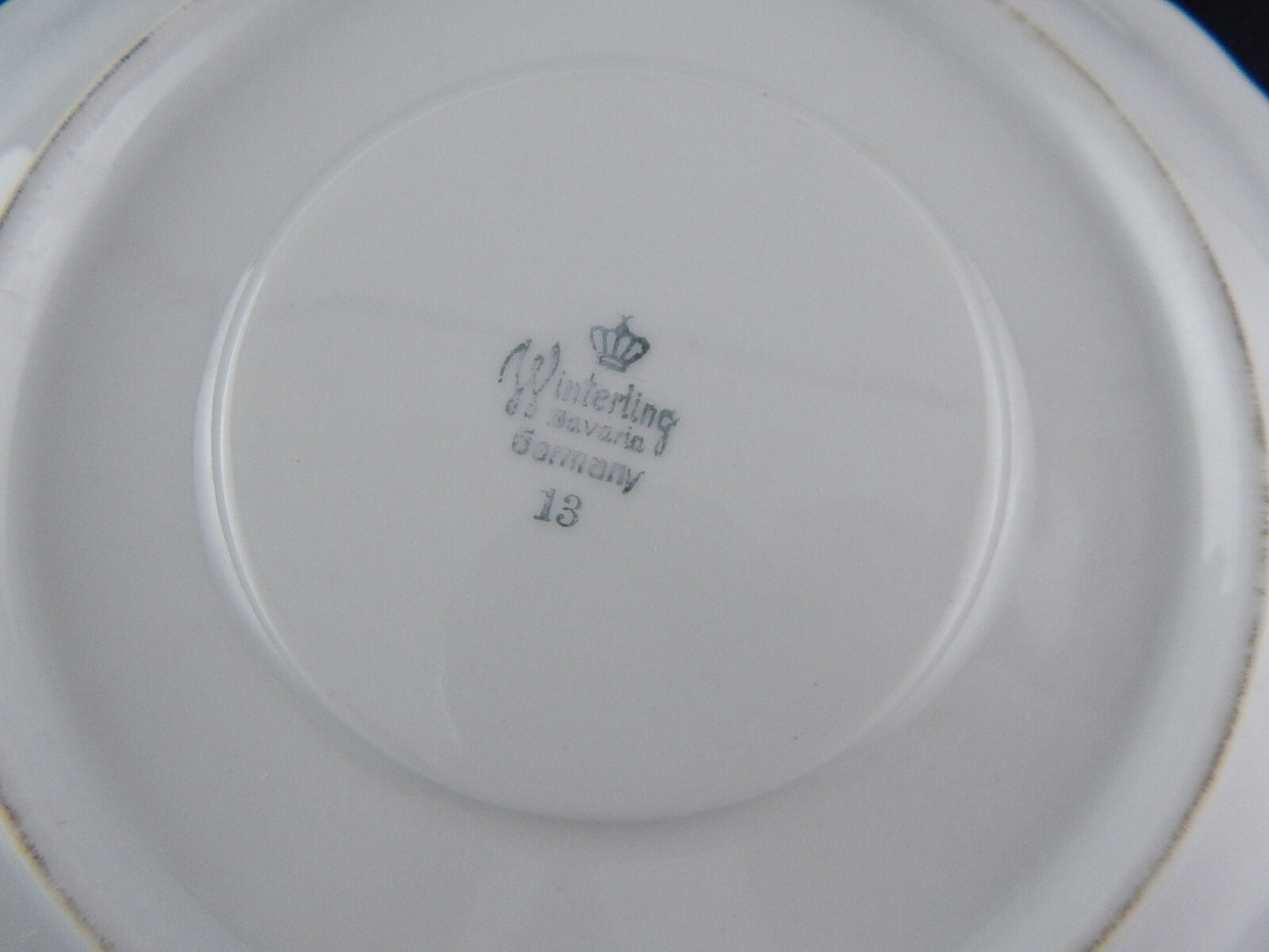 ANTICO RARO SET COLAZIONE TAZZA PIATTO PORCELLANA WINTERLING BAVARIA THERESIA